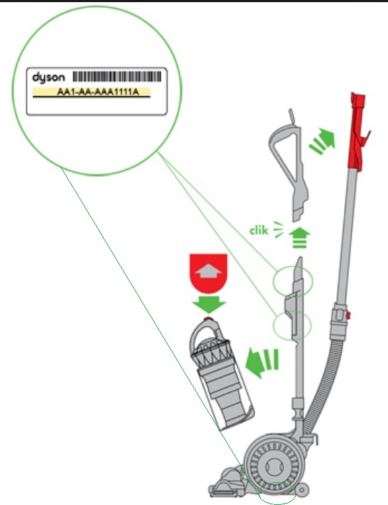 Dyson DC34 vacuum battery on sales