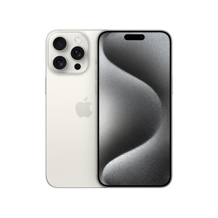 Apple苹果 iphone15promax 全网通5G手机 双卡双待分期免息 白色钛金属 256G