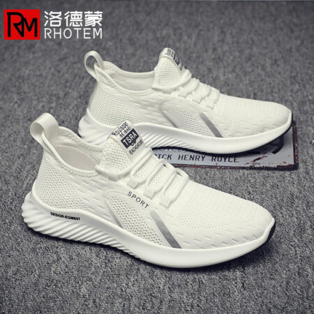 New Spring/Summer Breathable Mesh Shoes Outdoor Sneakers Men's Casual Shoes Running Shoes Platform Sole